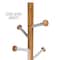 Honey Can Do 69.3" White Freestanding Corner Coat Rack
